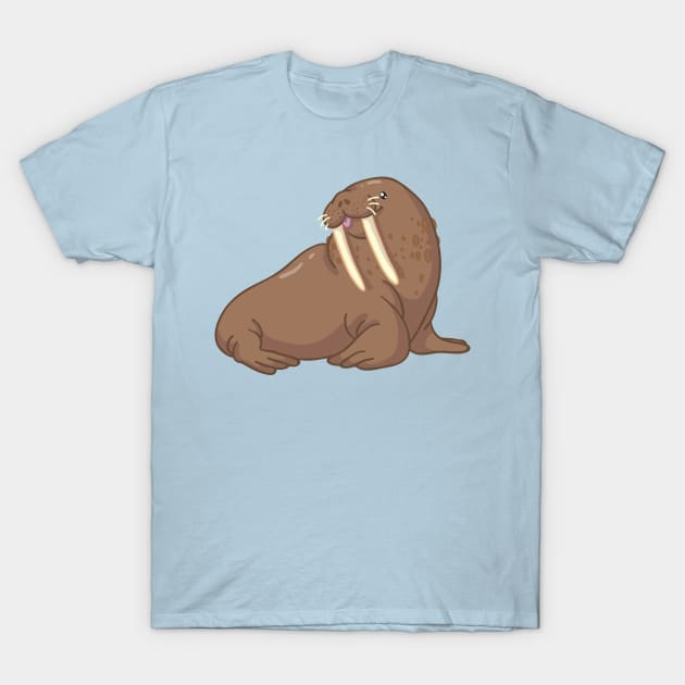 Walrus T-Shirt by bytesizetreasure